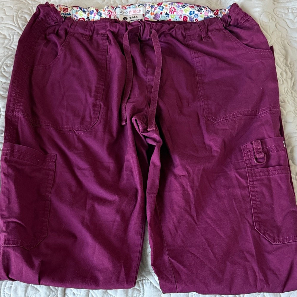Koi Women's Plum Cargo Shorts